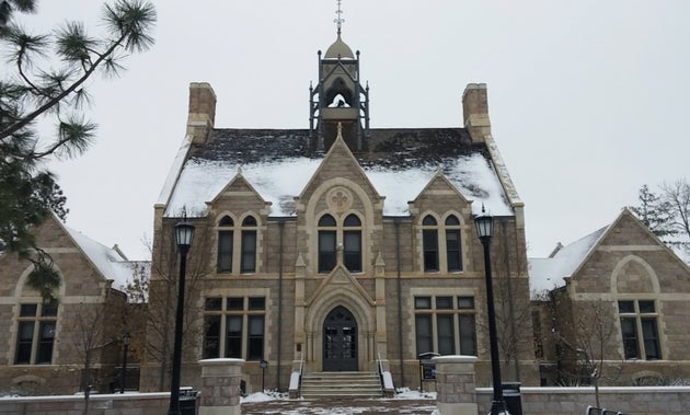 Colorado College - Cutler Hall in Colorado Springs. The school suspended junior Thaddeus Pryor over a...