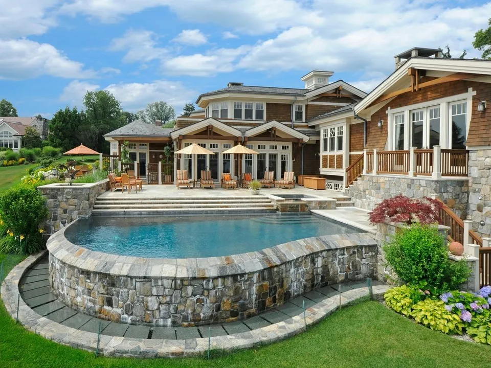 big mansions with pools