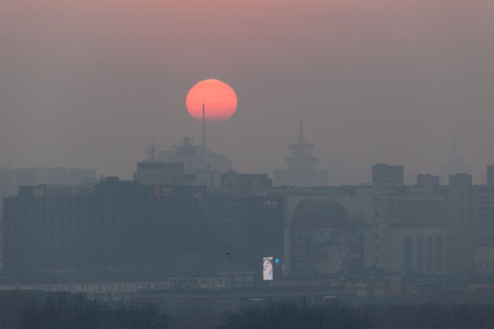 The Chinese capital issued its second ever "red alert" for smog on Friday. 