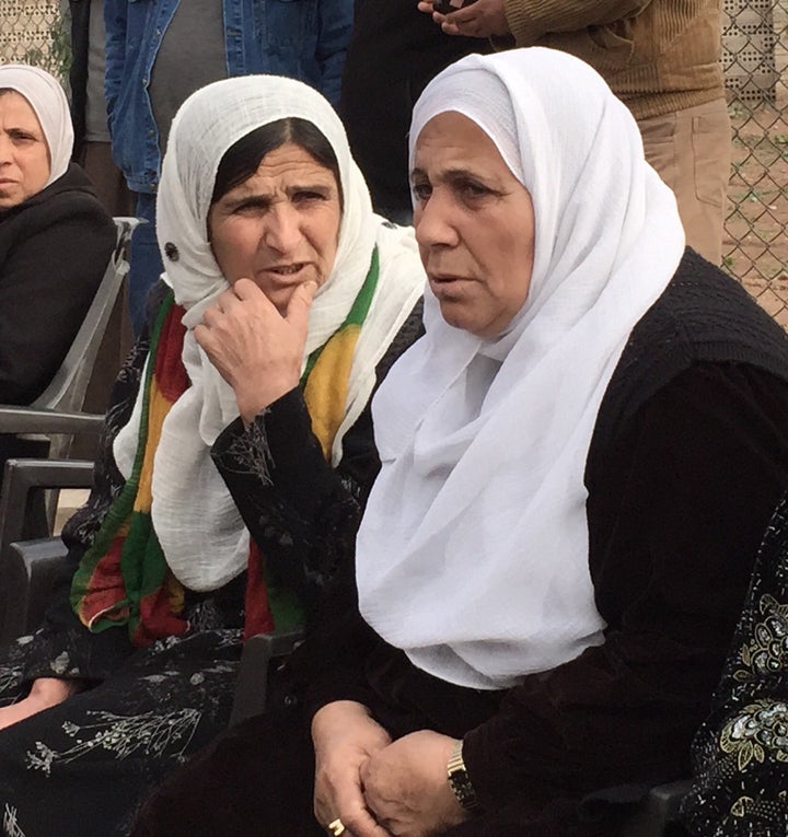 Rojava residents at a people's assembly meeting in Qamishli, Rojava, Syria, in December 2014.