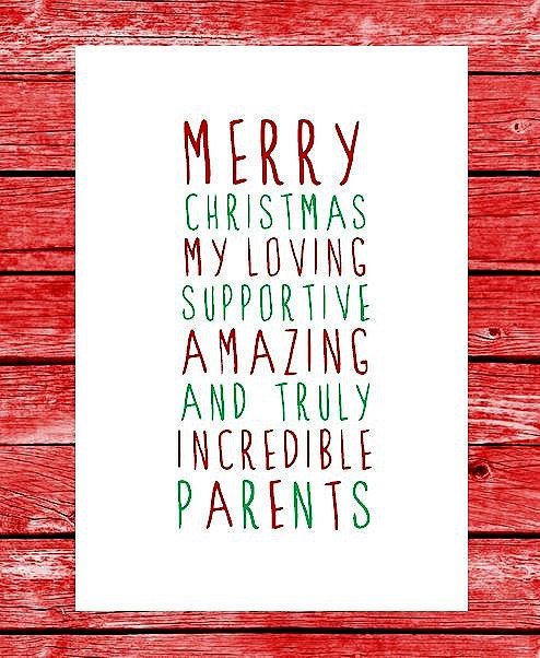 50+ Christmas Card For Parents 2021
