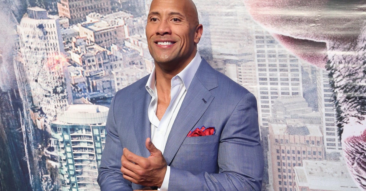 The rock eyebrow raise Sus Christmas meme