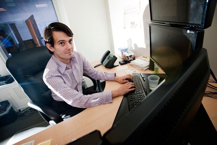 The 32-year-old Martin Shkreli resigned on Friday, one day after being arrested on charges of securities fraud and conspiracy.