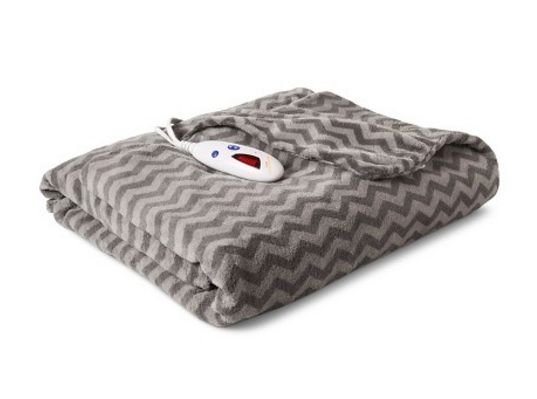 A heated blanket that's soft and warm.