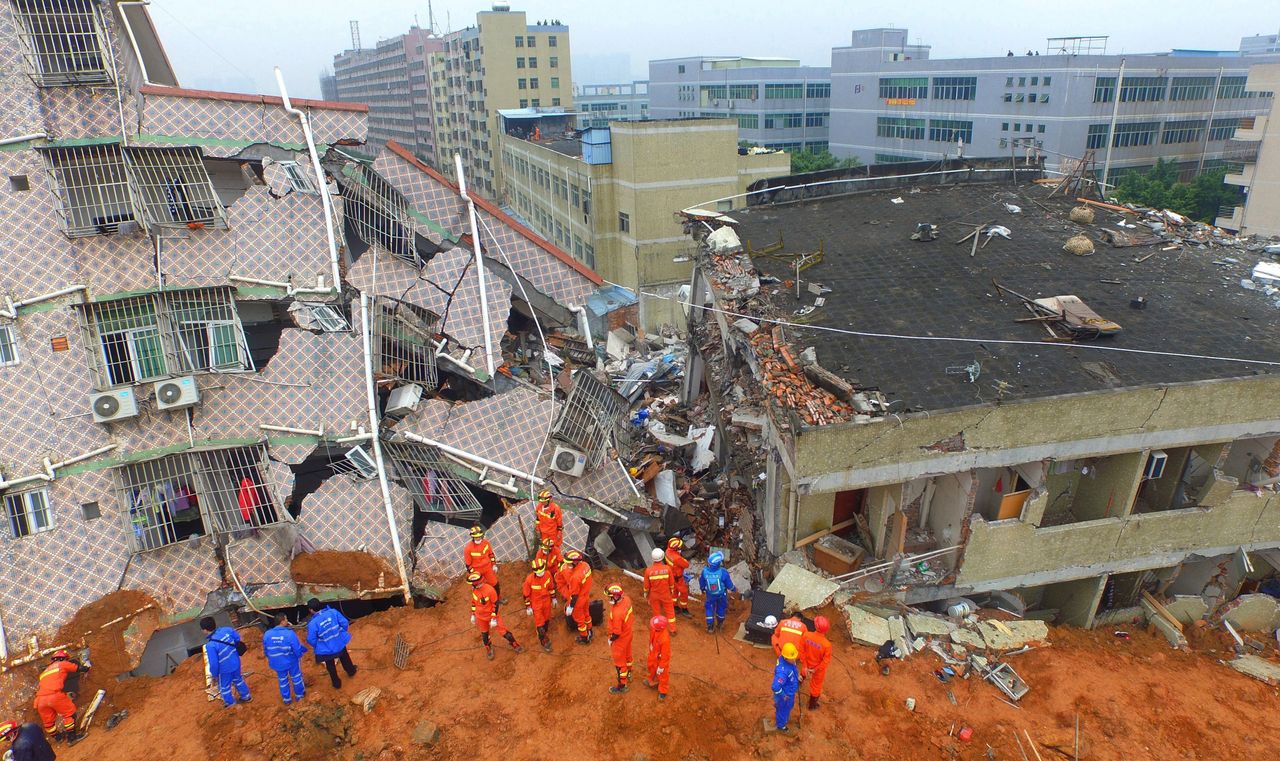 At least 85 people remain missing and 16 people hospitalized after the disaster.