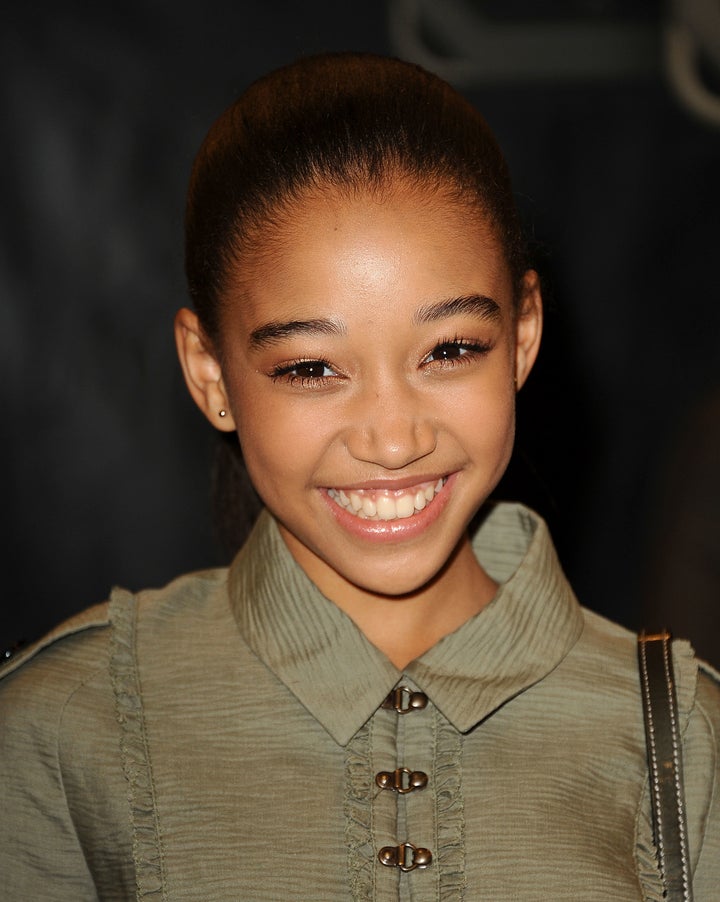 Actress Amandla Stenberg, who played Rue in "The Hunger Games."