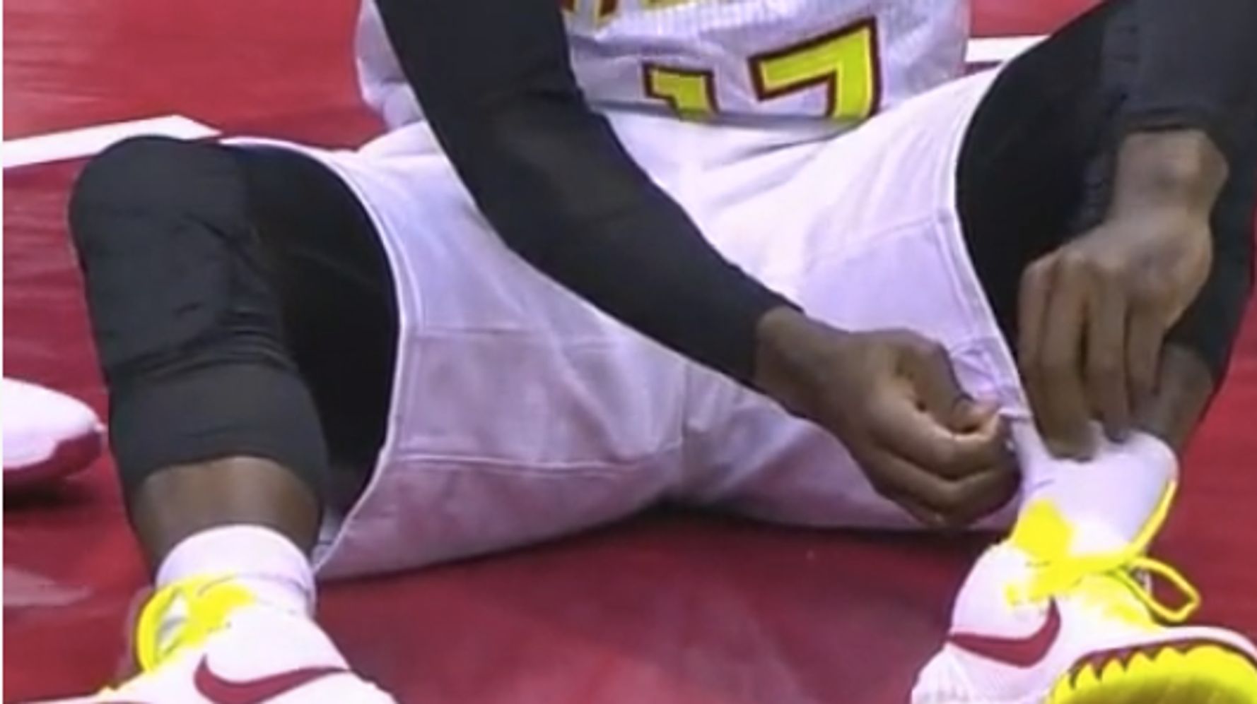 Nba Guard Shoves Knocked Out Tooth Into Sock Before Continuing Play