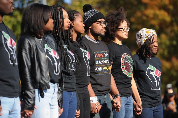 In November, black student activists at the University of Missouri rallied together to protest the racial issues that they cl