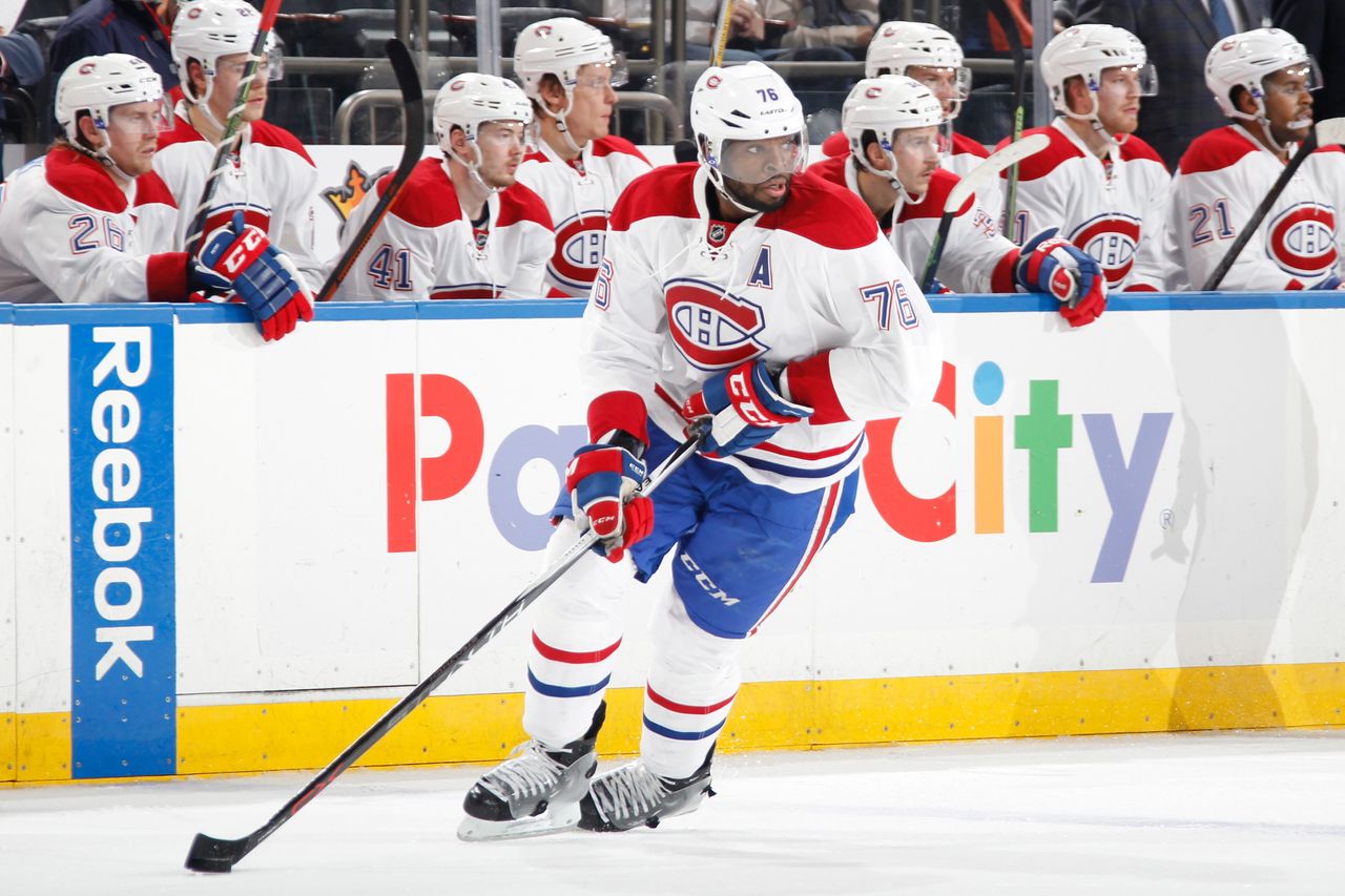 P.K. Subban of the Montreal Canadiens during a game against the New York Rangers in November 25. Subban, a Canadian, has quickly become one of the NHL's biggest stars.
