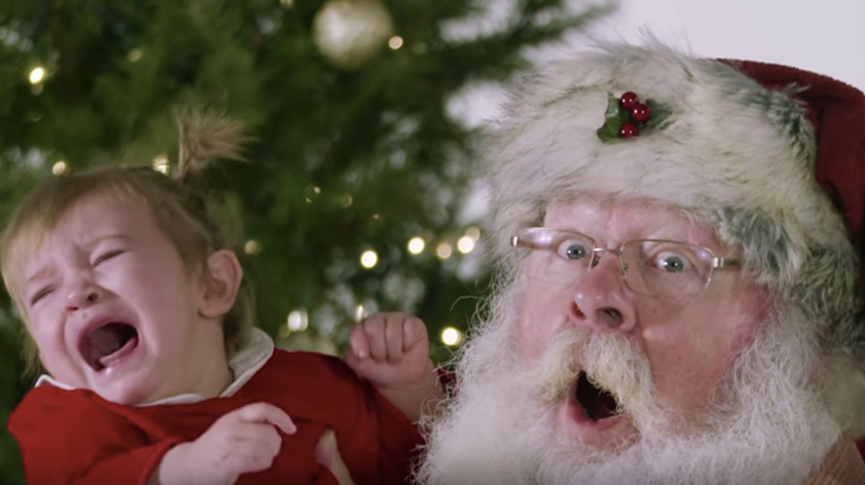 What Happens When Kids Meet Santa, In Slow Motion | HuffPost Life