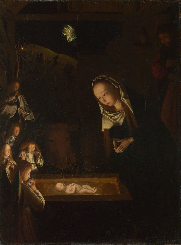 Geertgen tot Sint Jans, "The Nativity at Night," 1490 (<a href="https://en.wikipedia.org/wiki/File:Geertgen_tot_Sint_Jan