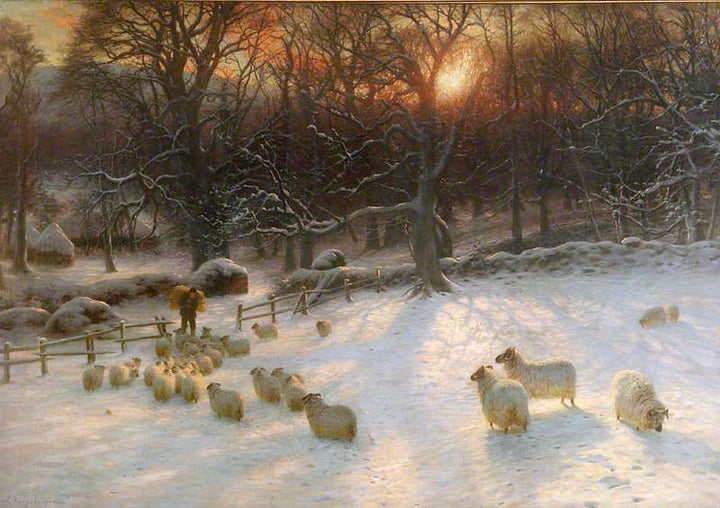 Joseph Farquharson, "Beneath The Snow Encumbered Branches," 1846 (<a href="https://en.wikipedia.org/wiki/Beneath_the_Snow_Enc