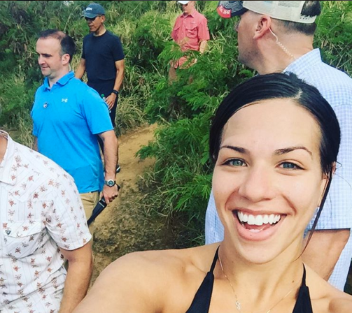 Unsuspecting hikers happily stepped aside, as Obama and his security entourage barreled up the Koko Head Crater Staircase.