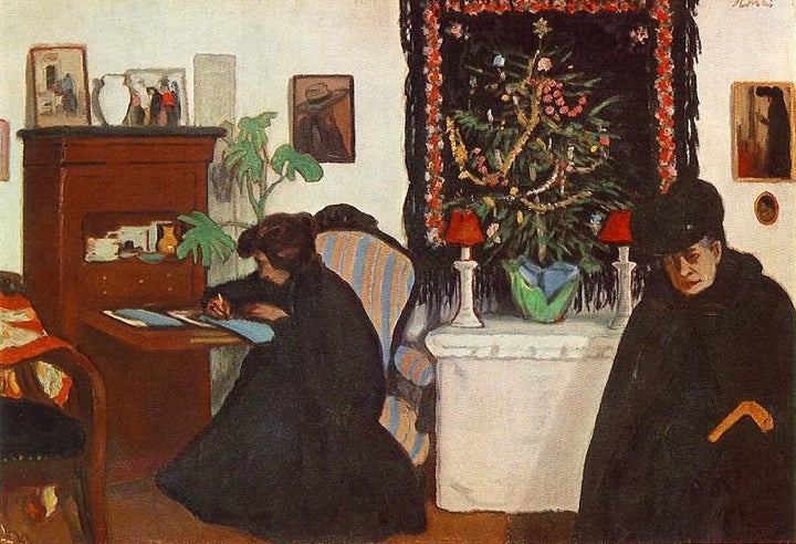Jozef Rippl-Ronai, "Christmas," 1903 (<a href="https://commons.wikimedia.org/wiki/File:Rippl_Christmas.jpg">Wiki Commons</a>)