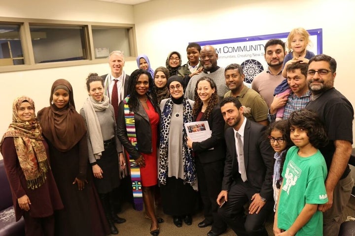 New York-based clergy and interfaith activists delivered the letter of support to the Muslim Community Network on Christmas Eve, which this year also falls on the Prophet Muhammad's birthday.