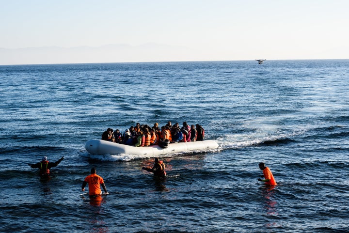 Lifeguards and volunteers respond to what has become an almost routine situation.