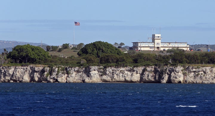 The original courtroom at the U.S. Navy base at Guantanamo Bay, Cuba in this photo approved for release by the U.S. military.