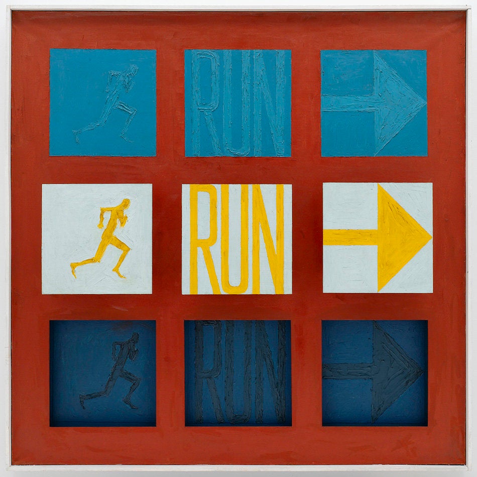 Sol LeWitt, Run I, 1962.