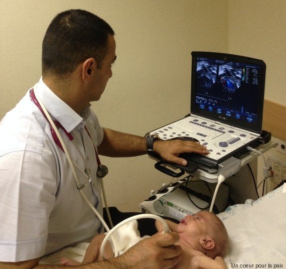 Dr. Abu Zahira at his clinic in Hebron.