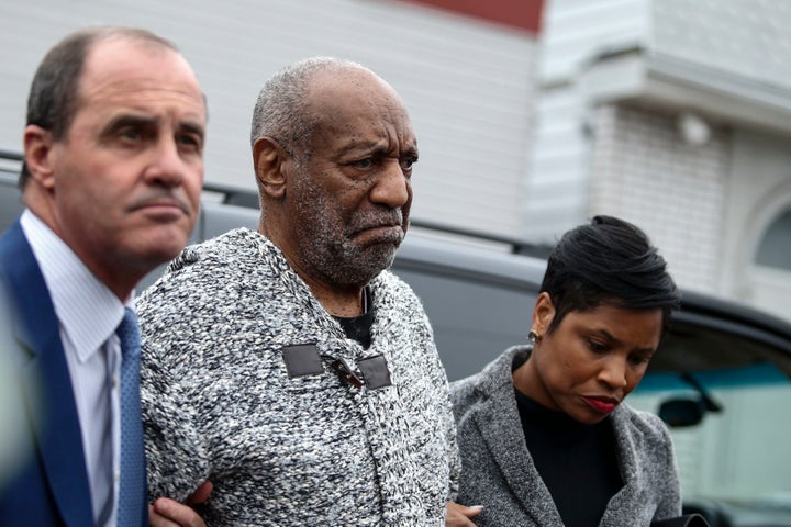 Bill Cosby arrives to the courthouse in Elkins Park, Pennsylvania, to face charges of aggravated indecent assault.