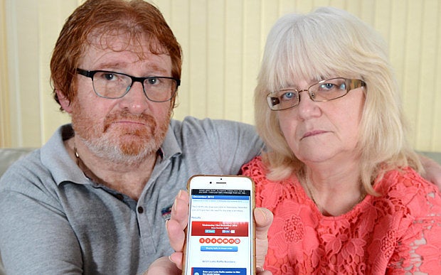 David and Edwina Nylan believe they've been cheated out of $52 million lottery jackpot because of a faulty app.