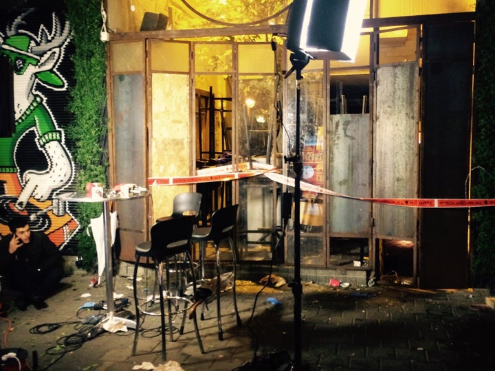 A gunman opened fire on Hasimta bar in Tel Aviv on Friday, Jan. 1, 2016.