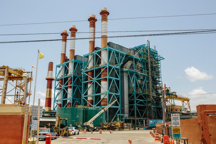 The Puerto Rico Electric Power Authority's Palo Seco power plant stands in San Juan, Puerto Rico. The government is fighting