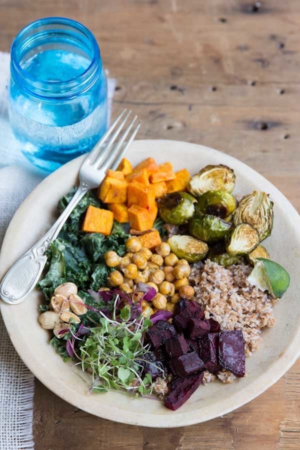 Winter Superfood Bowls, Vegetarian Recipe