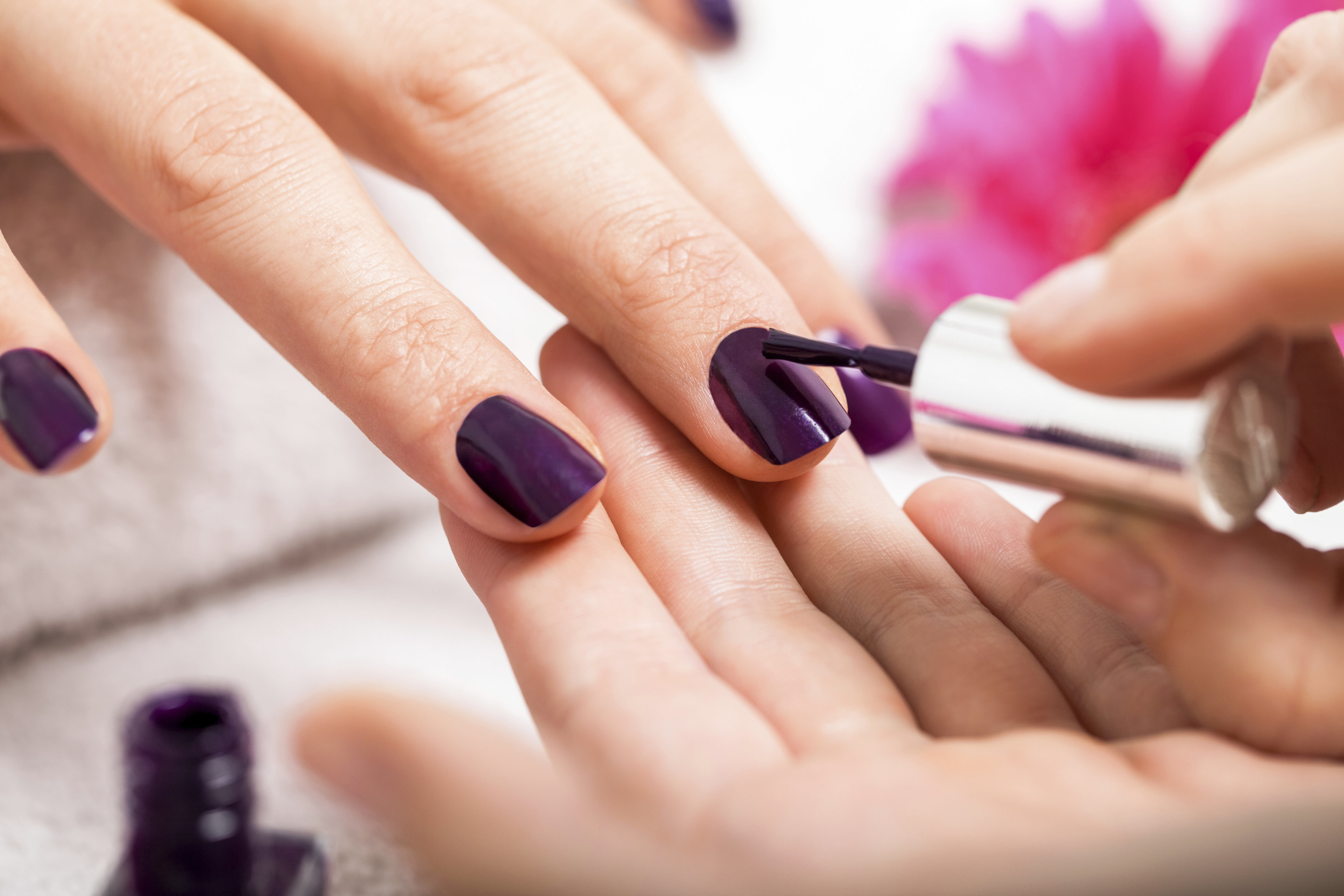 Forget Black Nail Polish???This Is the Dark Nail Color of Choice for  Spring-Summer 2014 | Glamour