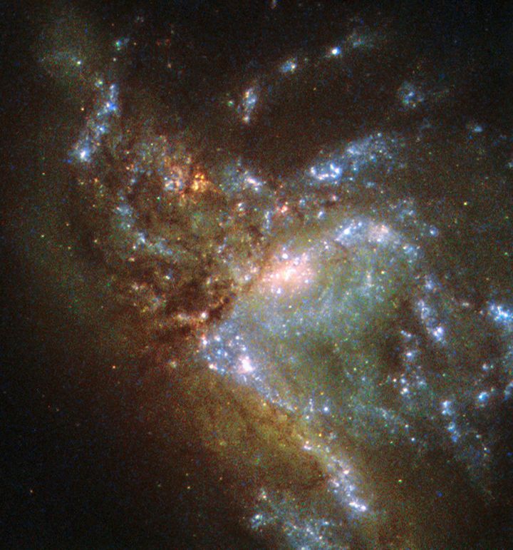 This Breathtaking Photo Shows Two Galaxies Merging Together | HuffPost ...