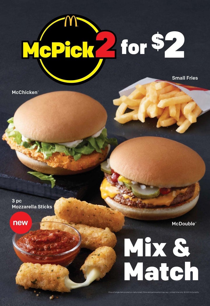 Mcdonald S Hopes Mozzarella Sticks And 2 For 2 Menu Will Revive Sales Huffpost Life