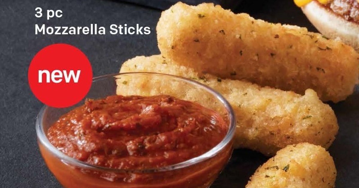 McDonald's Hopes Mozzarella Sticks And 2For2 Menu Will Revive Sales
