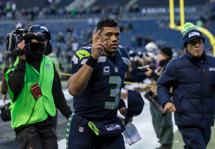 Seahawks quarterback Russell Wilson, a Pro Bowl selection in each of his first four seasons, led the NFL in passer rating thi