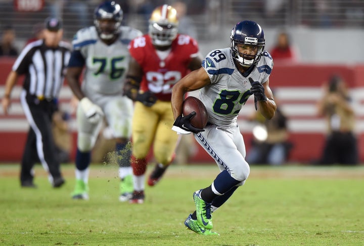 Seattle's Doug Baldwin, undrafted in 2011 out of Stanford, is tied for the league lead with 14 touchdown catches.