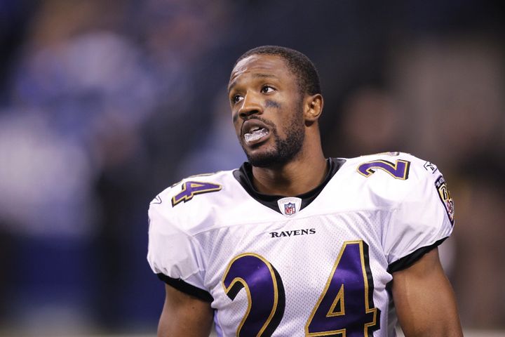 Domonique Foxworth, pictured above during a Baltimore Ravens-Indianapolis Colts game, played in the NFL for over half a decade. On Tuesday, he wrote about his emotional experience seeing the film "Concussion" for the first time.