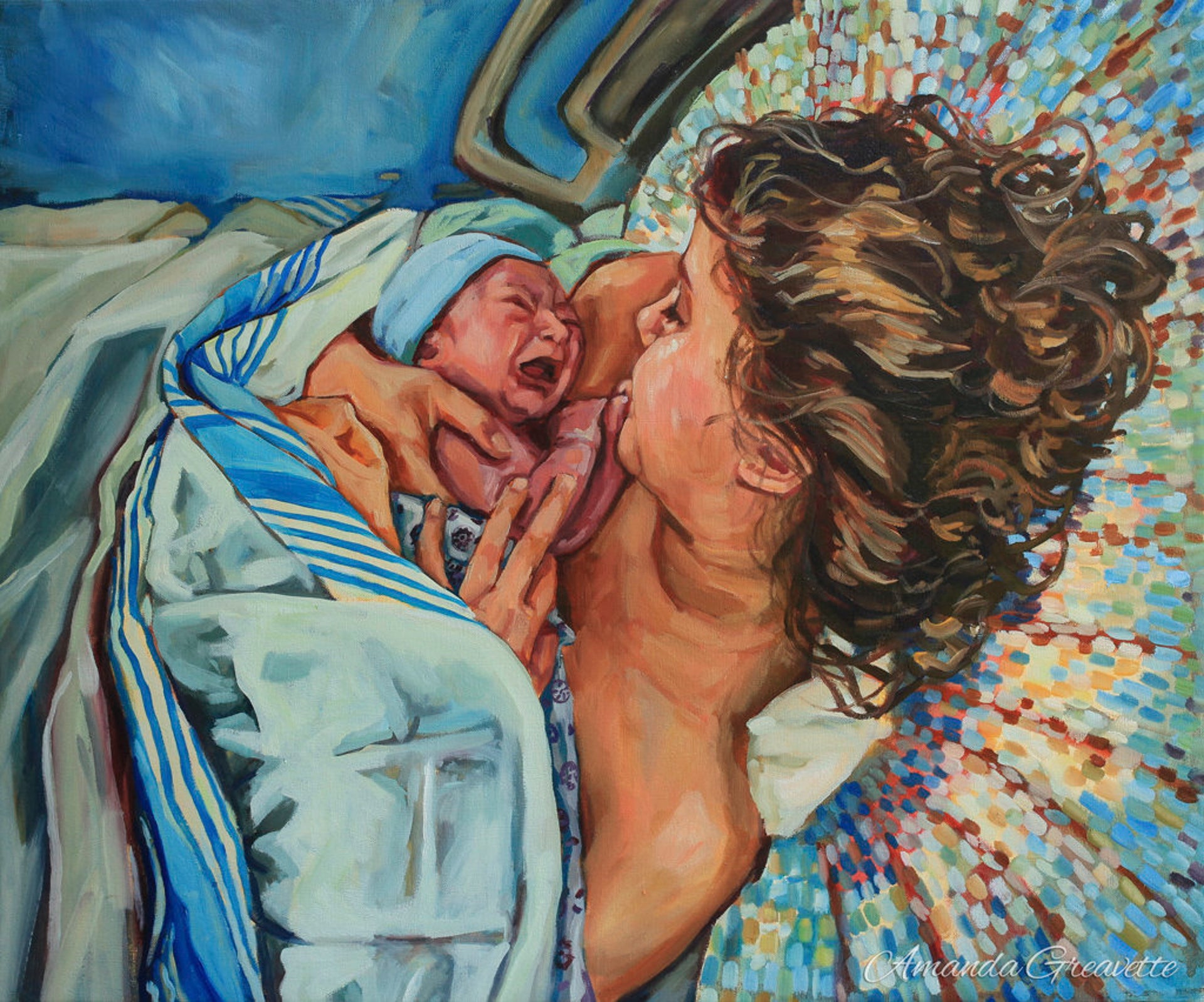 31 Powerful Paintings That Capture The Beauty Of Birth And Pregnancy ...