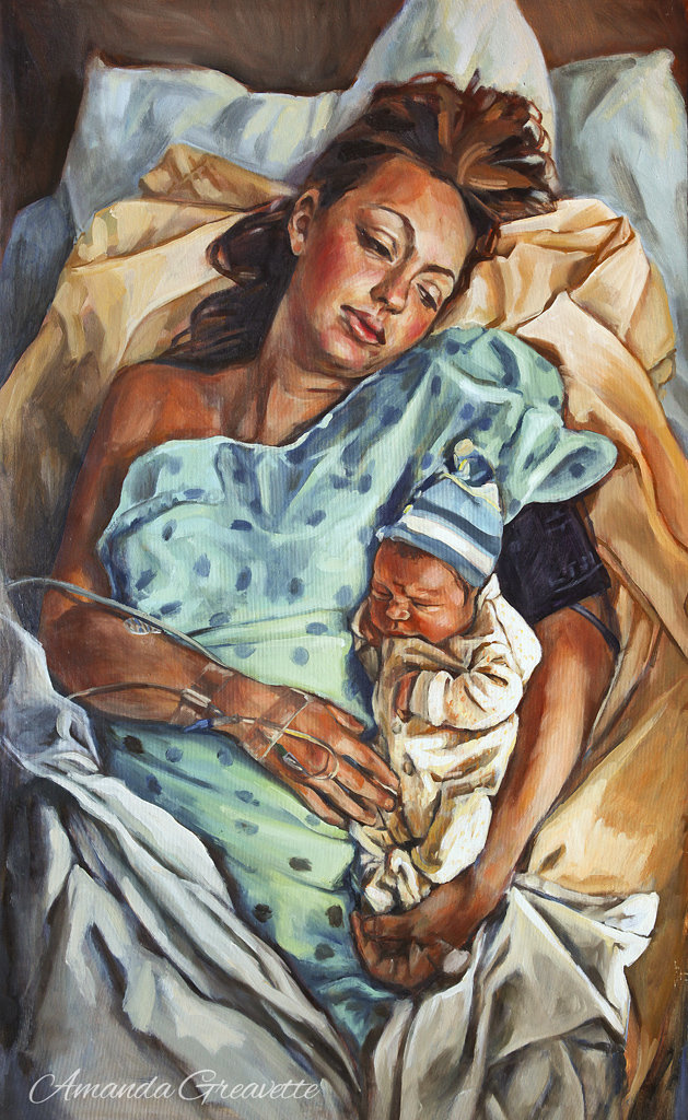 31 Powerful Paintings That Capture The Beauty Of Birth And Pregnancy ...