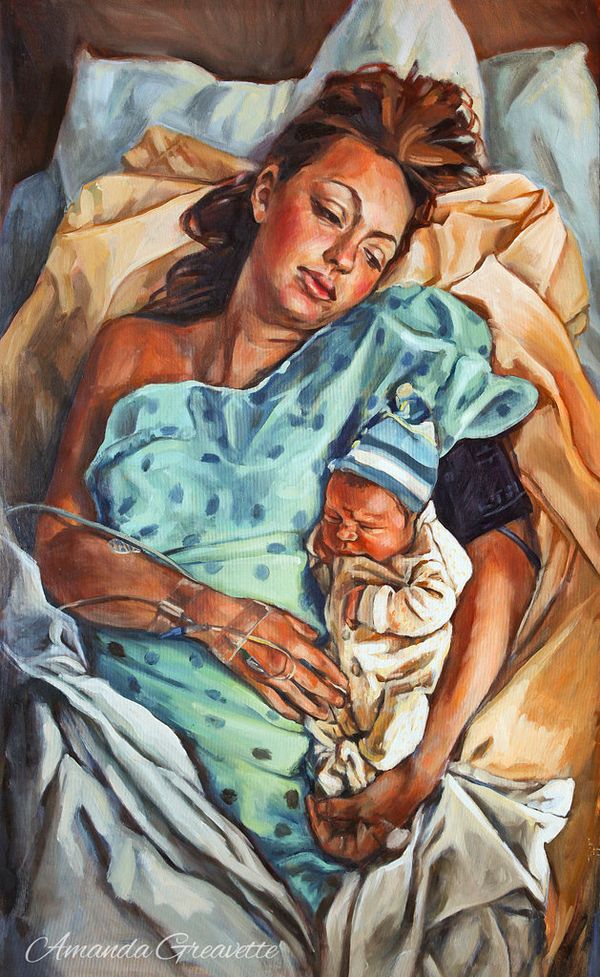 31 Powerful Paintings That Capture The Beauty Of Birth And Pregnancy