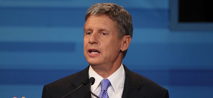 Former New Mexico Gov. Gary Johnson declared his candidacy for president Wednesday.