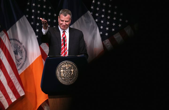 New York City Mayor Bill de Blasio has voiced support for both paid leave and a higher minimum wage.