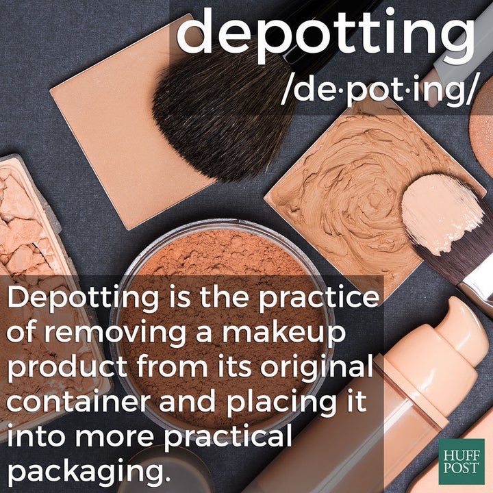 De-potting Makeup Tools