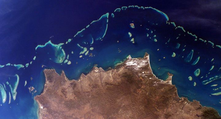 Part of Australia's Great Barrier Reef, one of many reefs that NASA's COral Reef Airborne Laboratory (CORAL) will study beginning this year.