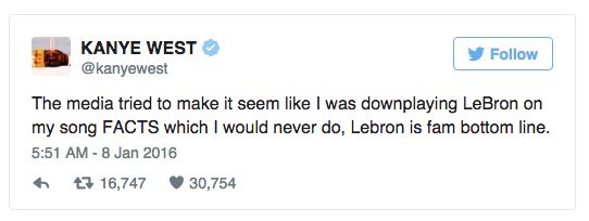 Kanye and LeBron are friends, not foes.