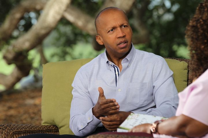 Bryan Stevenson was disturbed when he saw an inmate handled roughly by guards, but the inmate's response was different: He sang a hymn.
