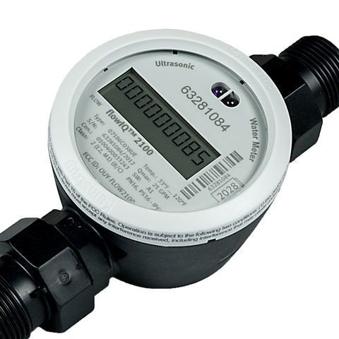 AQUEES installs small meters like this one at individual apartment or office units to measure tenants' water usage.