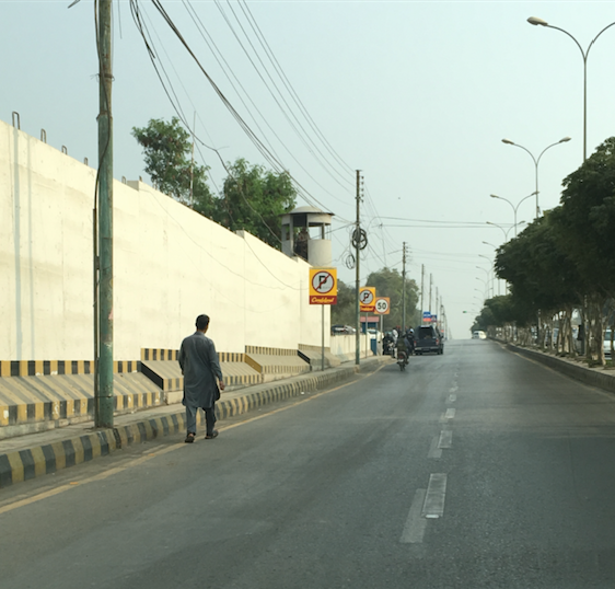 A guard tower at the consulate of Saudi Arabia in Karachi, Pakistan, on Jan. 8, 2016. Pakistan doesn't want to pick sides in the current Saudi-Iran tussle.