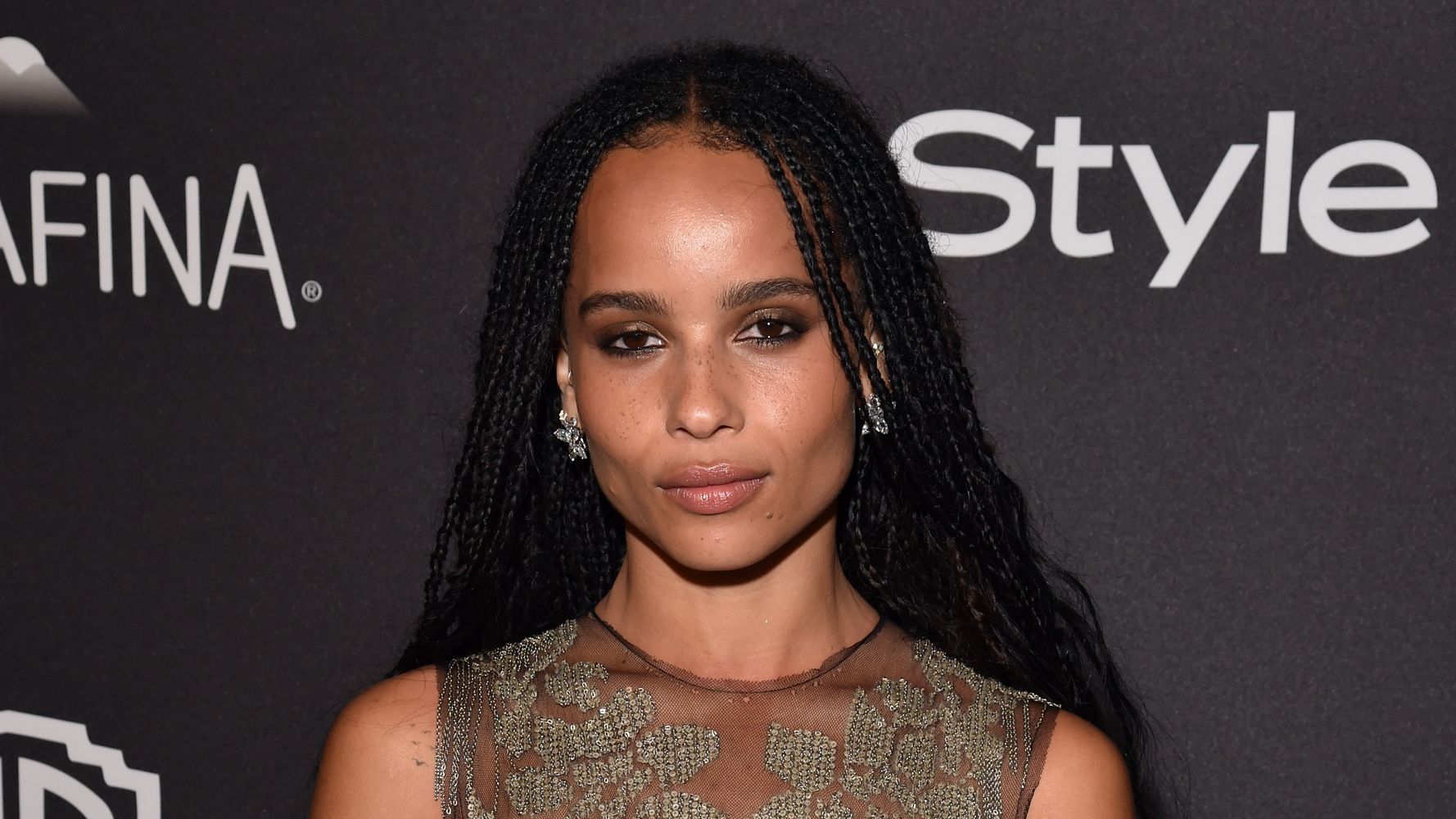 Zoe Kravitz Wows In A Completely Sheer, NSFW Dress After The Golden Globes