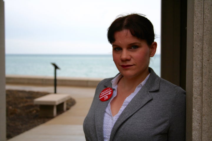 Alyson Paige Warren is an adjunct professor at Loyola University of Chicago. The school has opposed a unionization campaign b