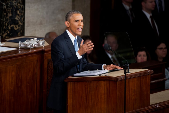 President Barack Obama could use his final State of the Union address to announce an executive order requiring disclosure of dark money spending by federal contractors.