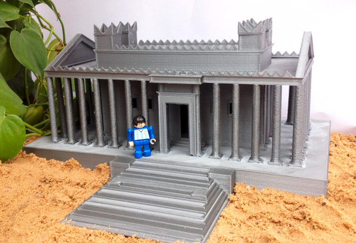 Islamic State militants destroyed Palmyra's Temple of Bel in August 2015. The New Palmyra Project created models for 3D print